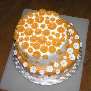 Hotový svatební dort