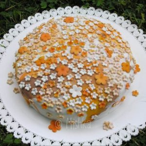 Kytičkový dort ze zbytků